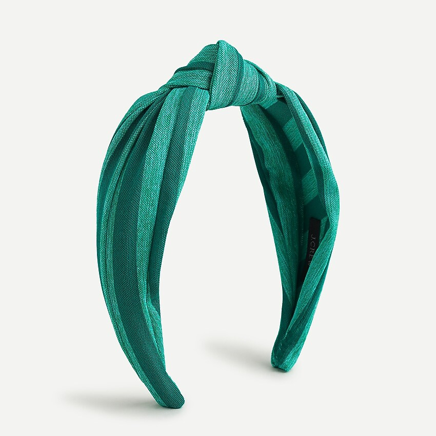 Turban knot headband in stripe | J. Crew US