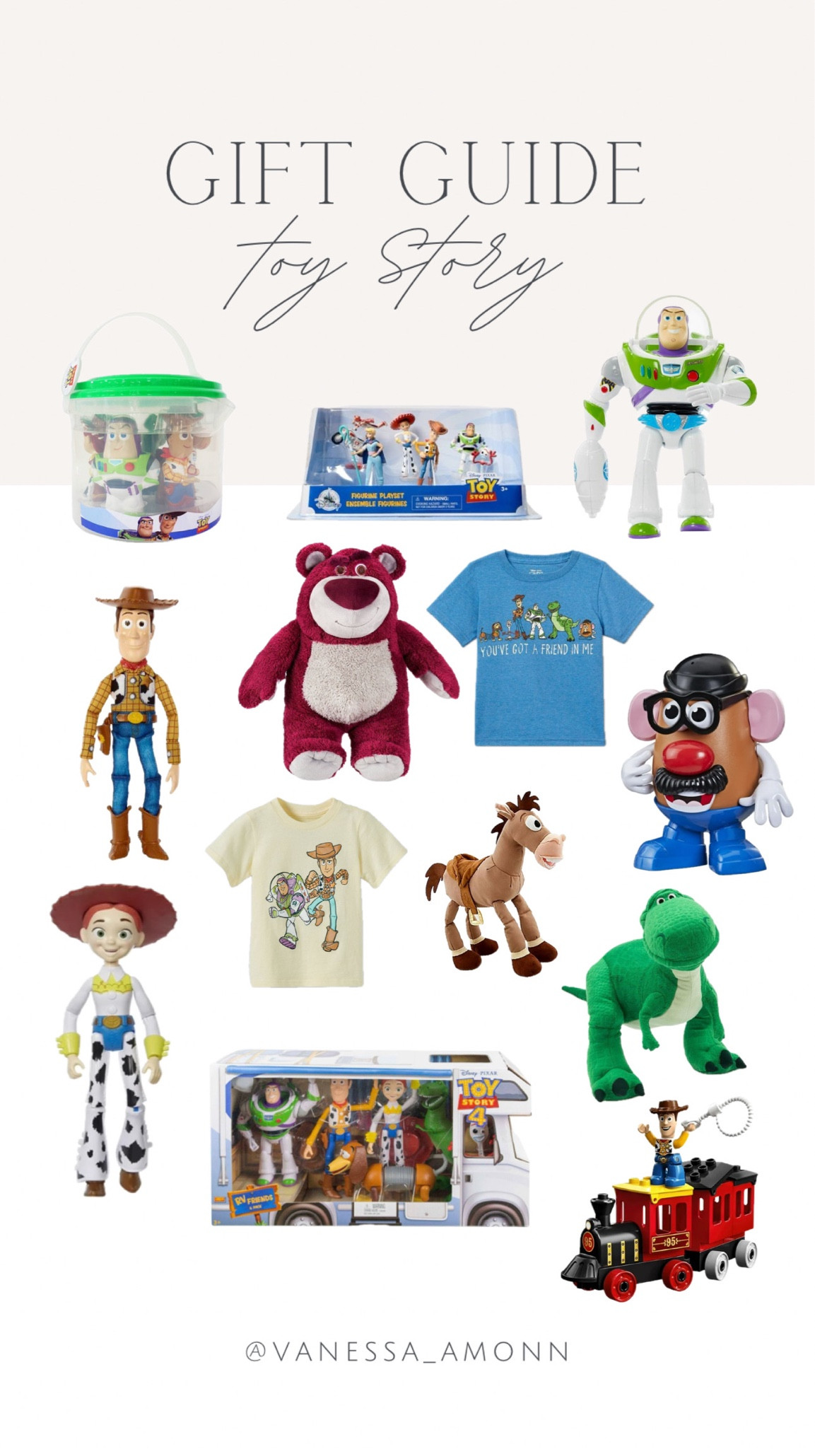 Are you shopping for a child that LOVES Toy Story and has a birthday party coming up?! I found the perfect items from toys, stuffed animals, books, to clothes. My three year has all of these and loves them! 

#LTKGiftGuide #LTKkids #LTKparties
