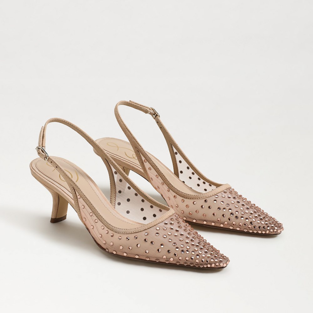 Bianka Mesh Slingback Heel | Sam Edelman
