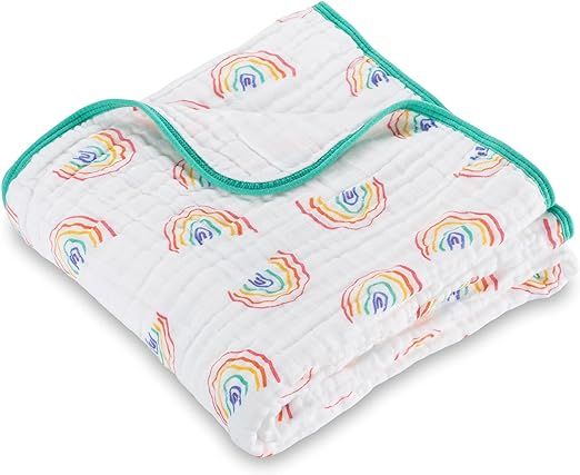 LollyBanks Muslin Quilts |100% Cotton Nursery & Crib Blankets for Boys and Girls| Super Soft and ... | Amazon (US)