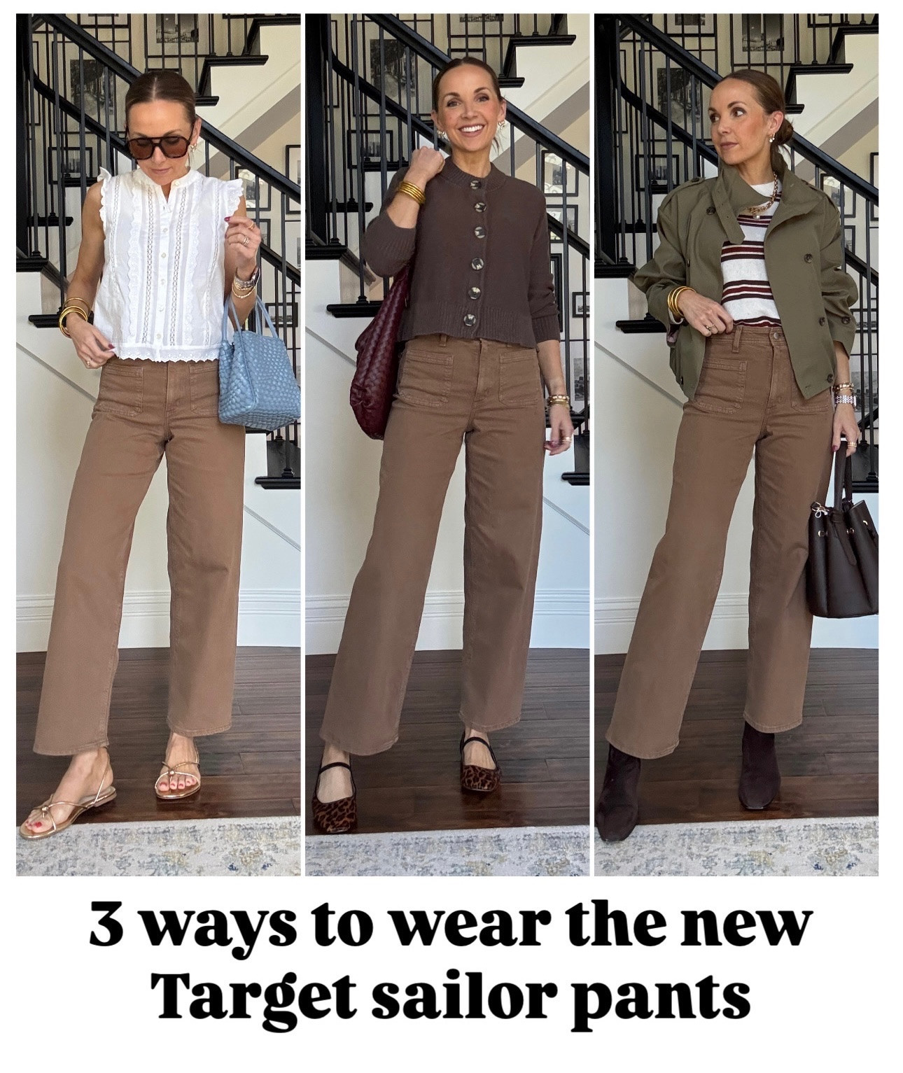 3 ways to wear @Target new pants! Great for casual or workwear

#LTKootd #LTKWorkwear