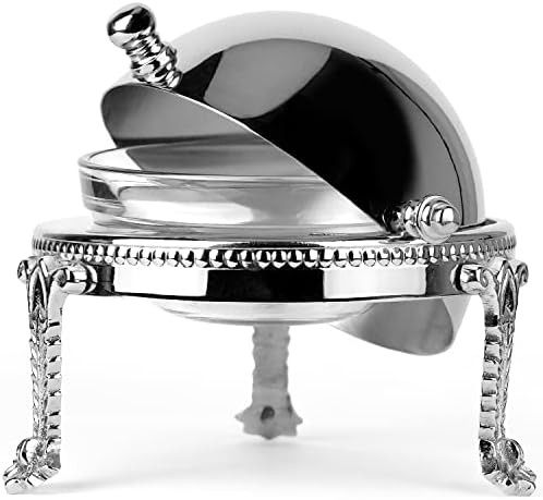 MARKY'S Silver Plated Dome Shape Caviar Server - 1-4 Servings | Amazon (US)