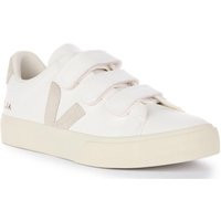 Veja Women's 'Recife Chromfre' Leather Trainers in Natural | Size: 4 | Debenhams UK