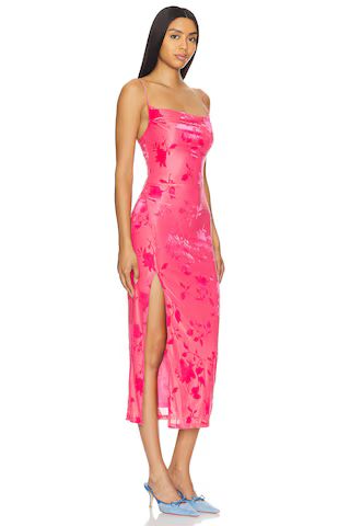 MORE TO COME Deana Midi Dress in Pink from Revolve.com | Revolve Clothing (Global)