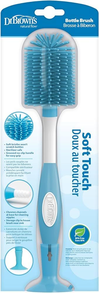 Dr. Brown's Soft Touch Bottle Brush, Blue | Amazon (US)