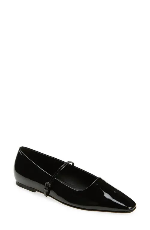 Dear Frances Mary Jane Flat in Black Patent at Nordstrom, Size 9Us | Nordstrom