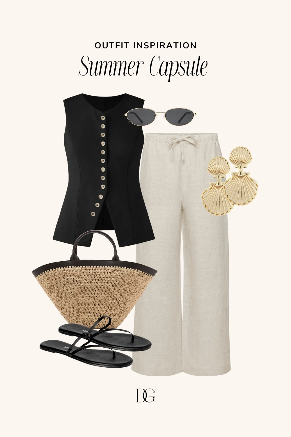 Summer Capsule Outfit Inspo | summer outfit, summer outfits, summer finds, summer capsule wardrobe, summer staples, summer wardrobe staples, summer basic, summer basics, summer style, summer bag, summer trend, summer trends, summer fashion, summer 2025, summer closet staple, summer closet staples, summer closet essentials, summer neutrals, neutral outfit, neutral outfits 

#LTKStyleTip #LTKSeasonal #LTKFindsUnder100