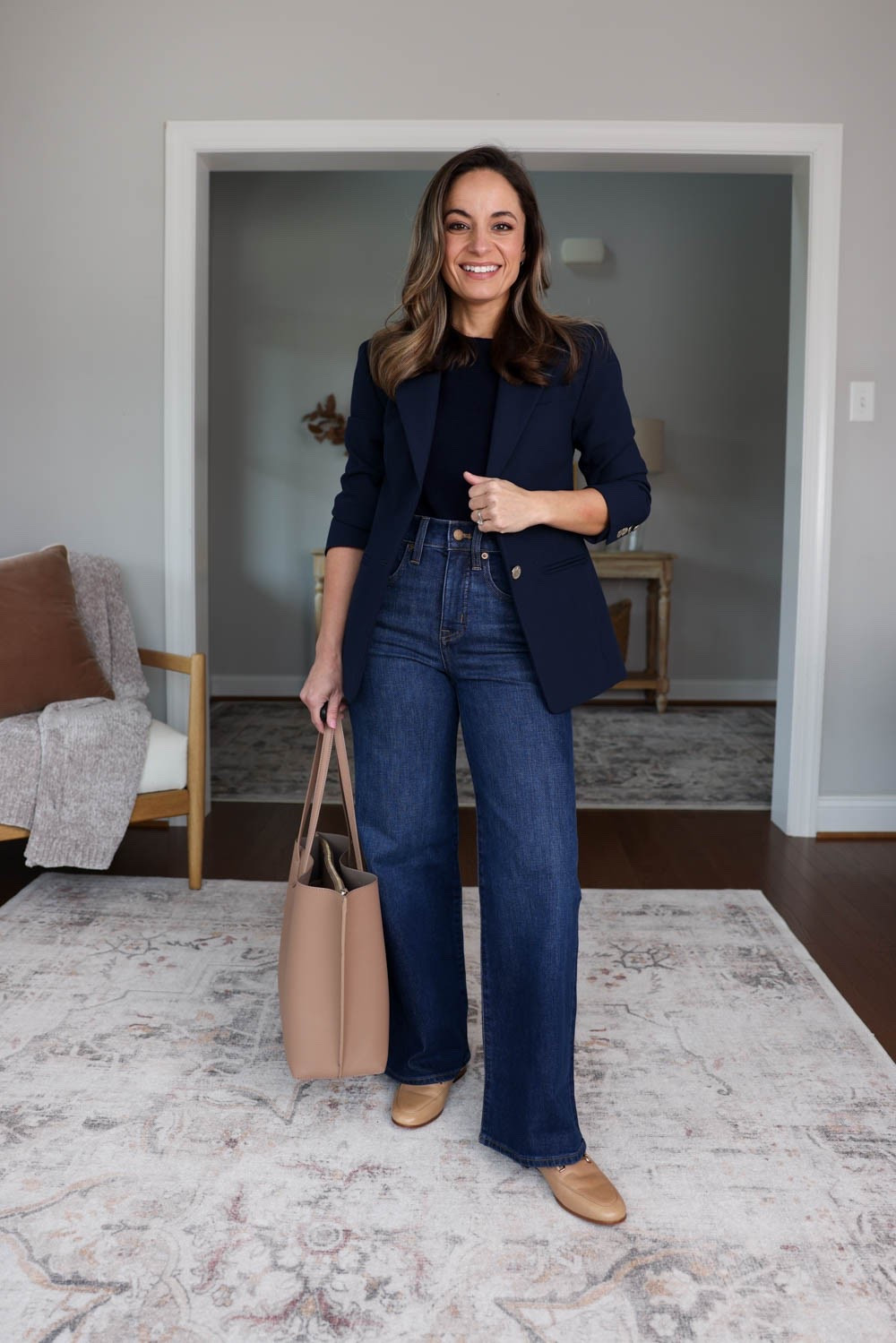 A few finds from the J.Crew Friends & Family sale - 30% off

The capsule wardrobe blazers! They are true to size, I wear petite 00. 

Jeans (JC Factory): petite 24 
Short sleeve sweater (Quince): xs