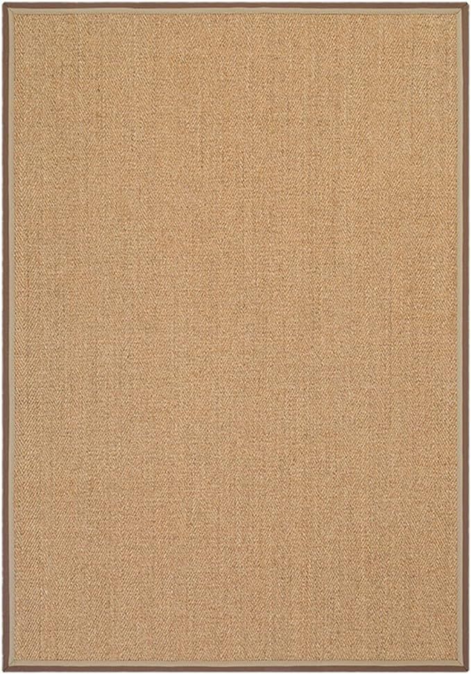 XAMIO Sisal Carpet Straw Tatami Floor Mat Non-Slip Foot Mat Fishbone Pattern Soft Breathable Slee... | Amazon (US)