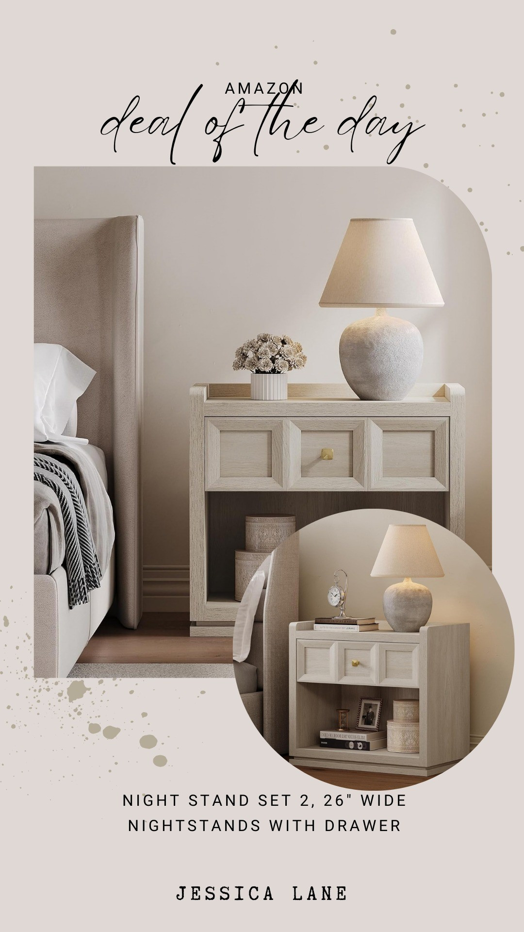 These Sicotas 26-inch modern nightstands come in a set of two to instantly refresh your bedroom layout.#bedroomdecor #furniture #amazonhome #homestyling

#LTKSaleAlert #LTKHome #LTKSpringSale