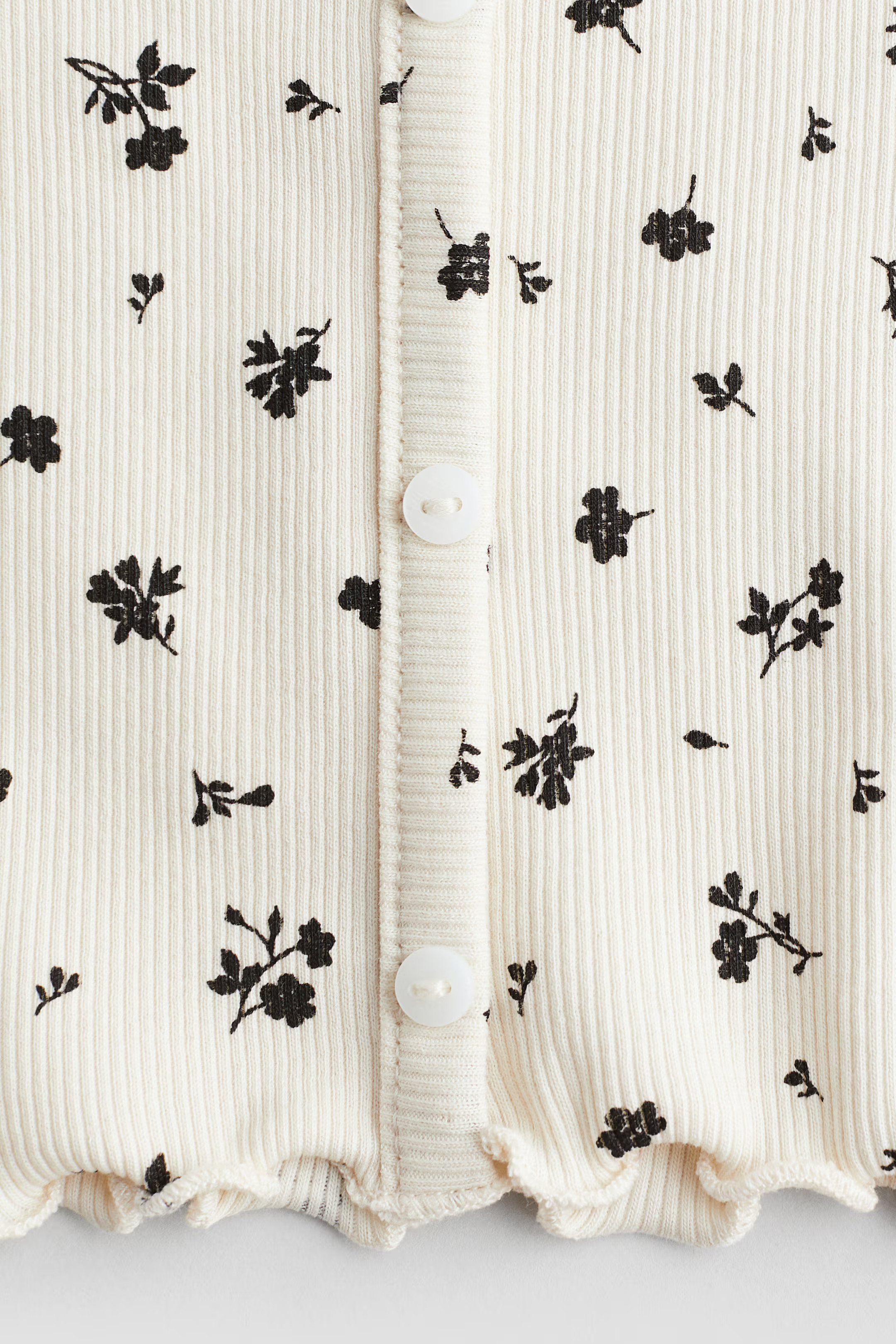 Ribbed Cotton T-shirt | H&M (US + CA)