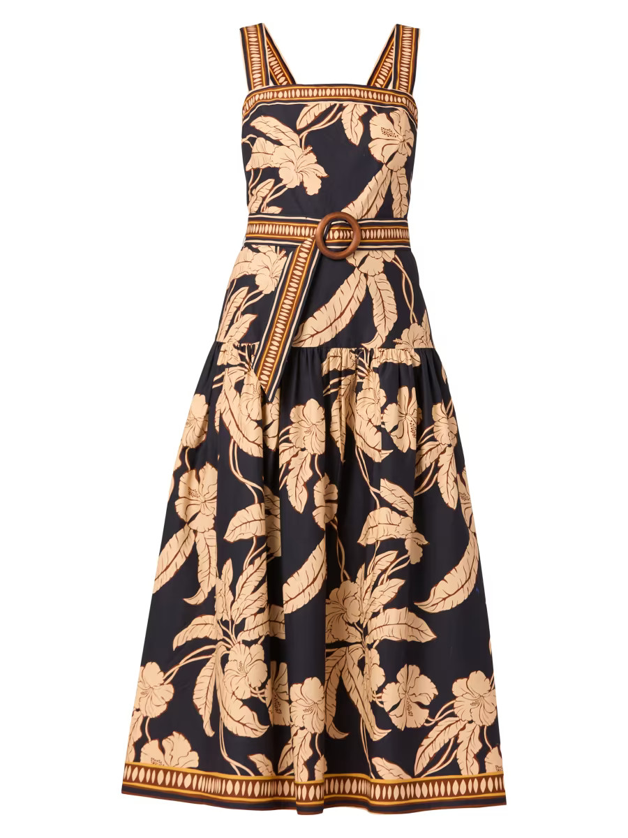Kora Printed Sleeveless Midi-Dress | Saks Fifth Avenue