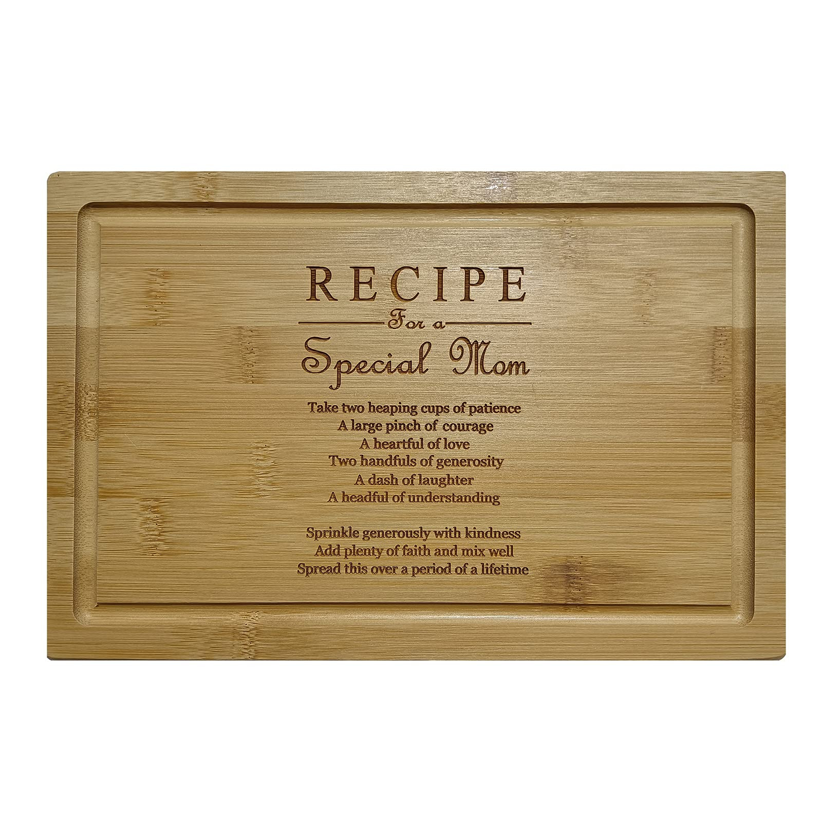 Bamboo Cutting Board Mothers Day Birthday Christmas Gift, Gift for Mom and Grandma Cheese Board | Amazon (US)