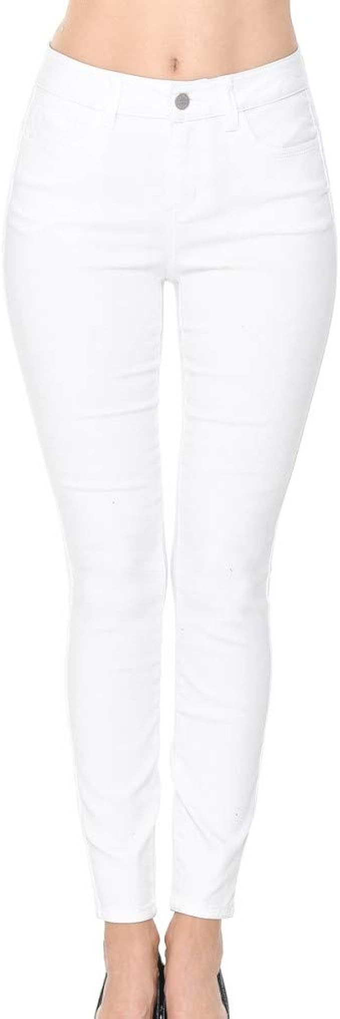 Wax Jean Denim Women's Juniors Push-Up High-Rise Skinny Jean in Fine Cotton Denim | Amazon (US)
