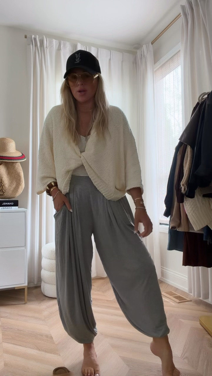 The kind of Amazon outfit I’ll be living in on repeat 🤎 Comfy, effortless + still so put together! These flowy pants paired with the cozy knit, clogs + baseball hat make the easiest casual fall look. Everything is from Amazon!

Amazon fashion, Amazon outfit, Amazon finds, Amazon fall fashion, casual fall outfit, comfy outfit ideas, women’s fall outfits, Amazon pants, wide leg pants, cozy cardigan, neutral outfit, everyday outfit, mom outfit, fall outfit ideas, casual chic outfit

#LTKootd #LTKSeasonal