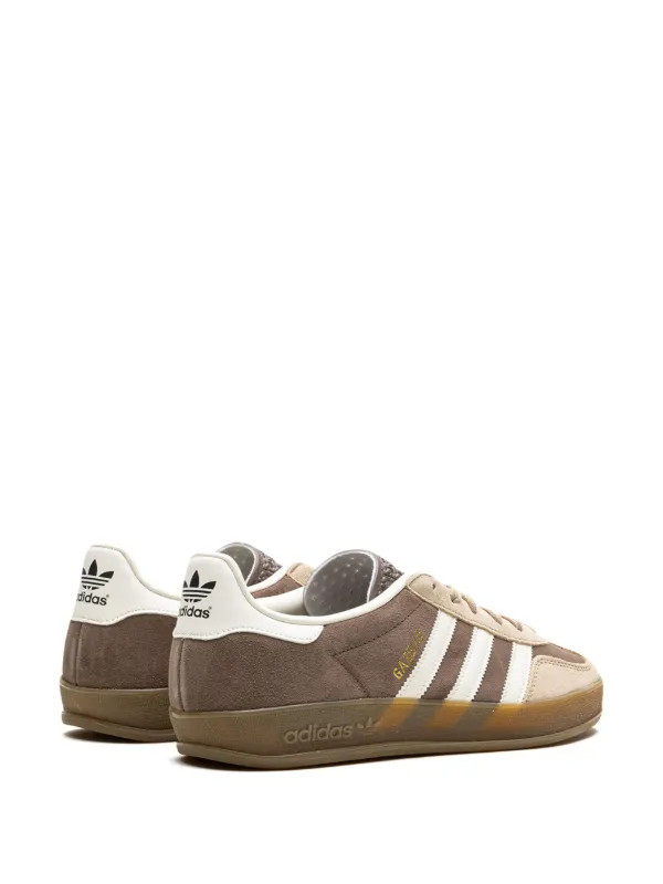 Adidas Gazelle Indoor "Earth Strata/Cloud White/Magic Beige" Sneakers | Neutrals | FARFETCH UK | Farfetch Global