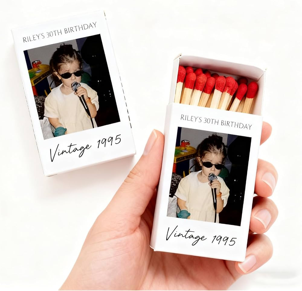 Custom Matchbooks Bulk Personalized Matchbooks with Label Custom Matches for Wedding Birthday Bac... | Amazon (US)