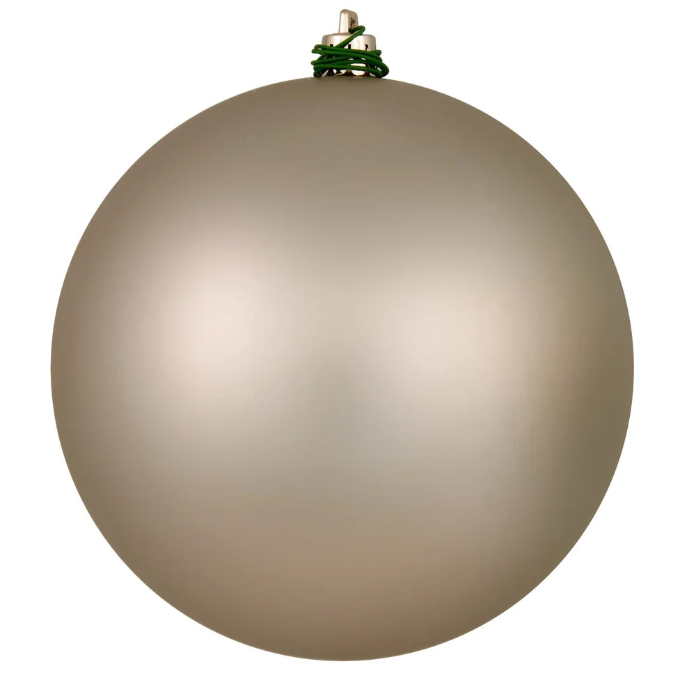 Vickerman 3" Oat Matte Ball Ornament, 12 per Bag | Walmart (US)