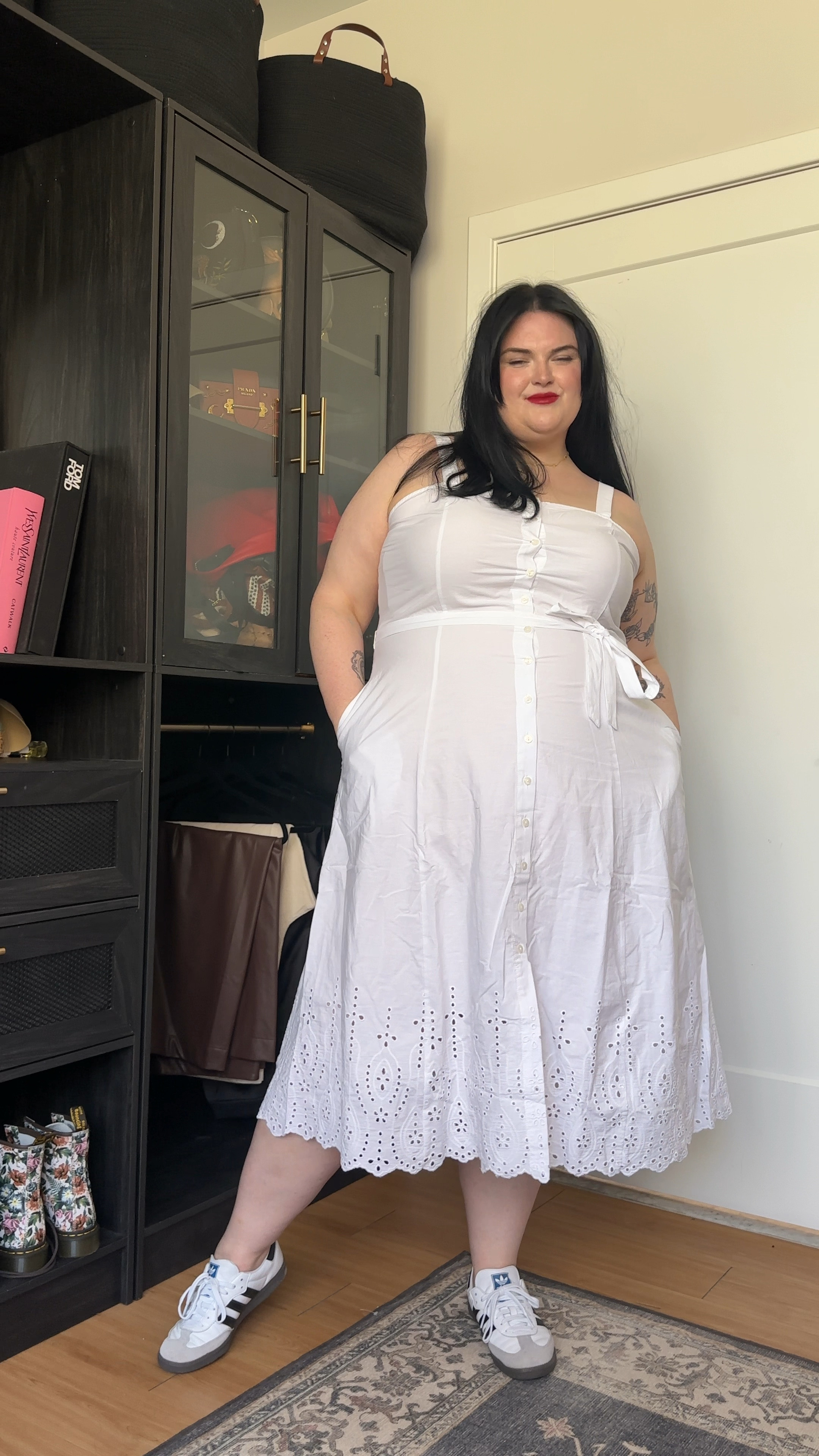 Walmart finds! Wearing a size XXL. So cute and budget summer dress! Normally I wear a size 29  

#LTKstyletip #LTKplussize #LTKfindsunder50