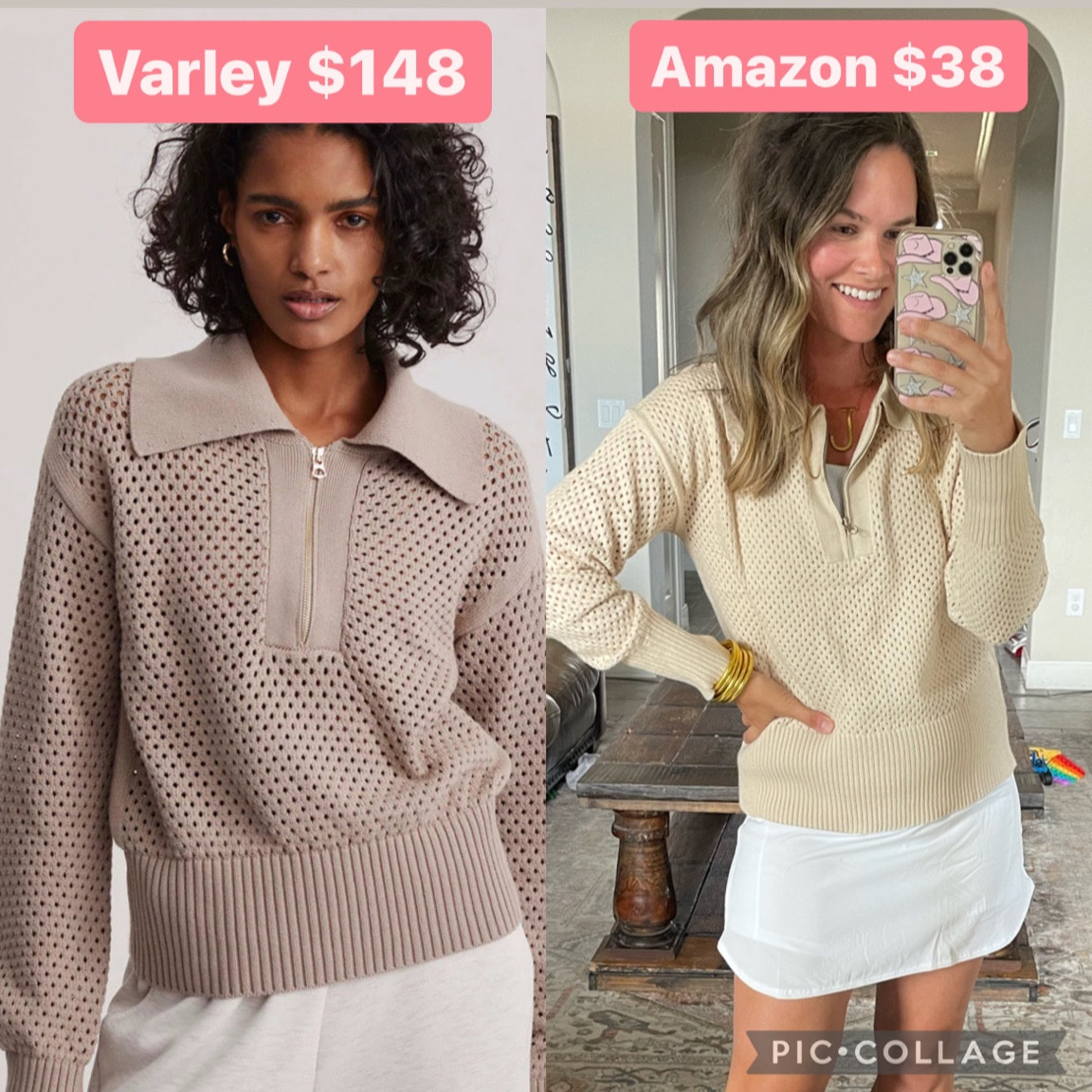 Comment “LINK” to get links sent directly to your messages. This pullover is 10/10 also linking up the top I wore under and tennis skirt all Amazon ✨ 
.
#amazonfashion #founditonamazon #casualoutfit #casualstyle #tennisskirt #lookalike #dupes #momstyle

#LTKFind #LTKunder50 #LTKfit