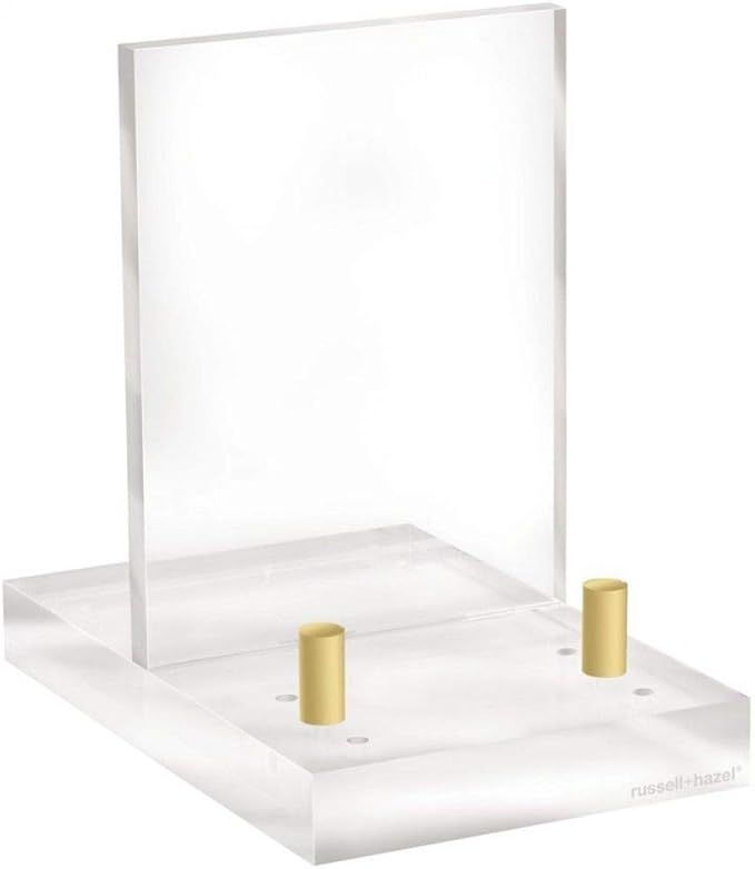 russell+hazel Acrylic Easel Display, Clear, 4” x 6” x 6” | Amazon (US)