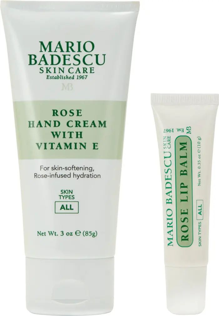 Mario Badescu Rose Hydration Hand Cream & Lip Balm Duo USD $16 Value | Nordstrom | Nordstrom