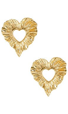MIRANDA FRYE Amour Earrings in Gold from Revolve.com | Revolve Clothing (Global)