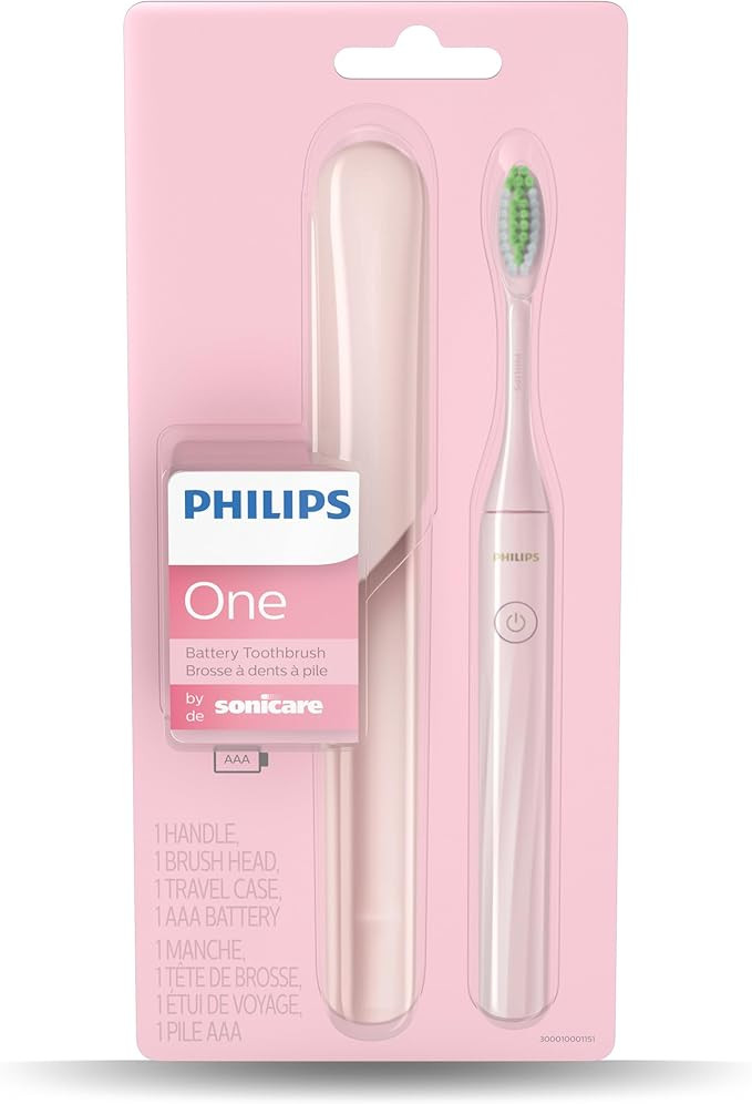 Philips One by Sonicare Battery Toothbrush, Pink, HY1100/06 | Amazon (CA)