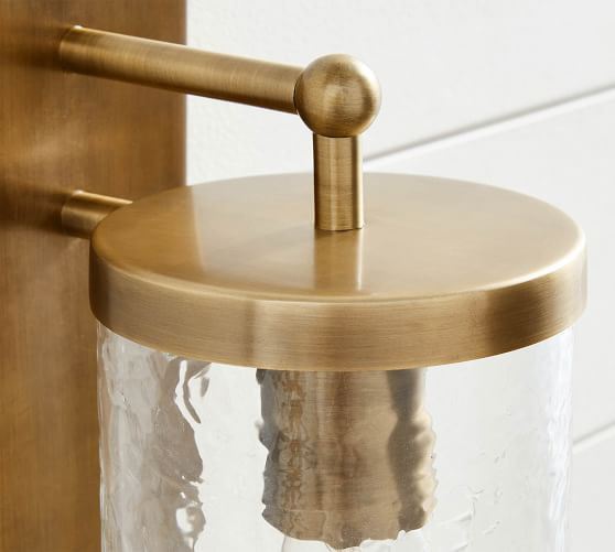 Duvall Recycled Glass Outdoor Sconce | Pottery Barn (US)