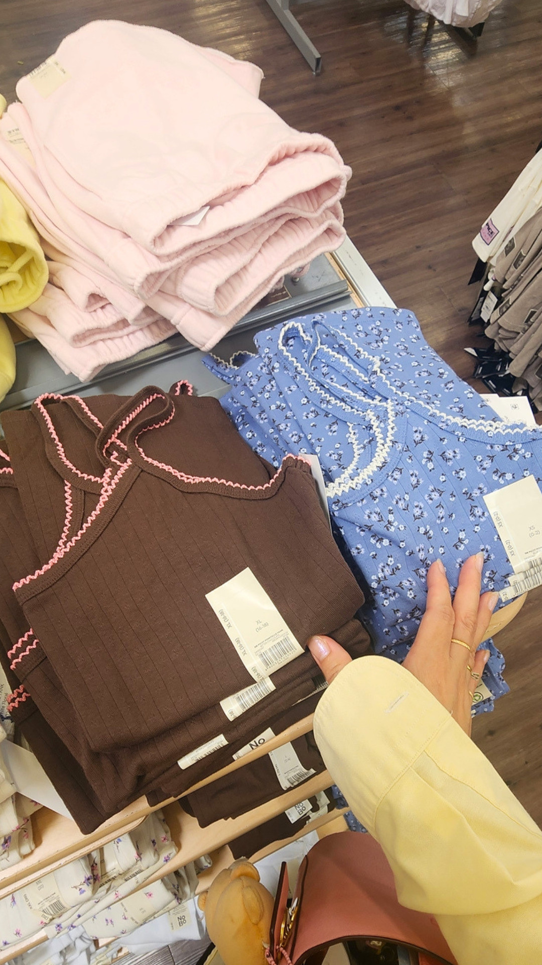 pointelle tank top with delicate picot trim, comes in dainty floral print and 6 colors, walmart style 2026 

 #LTKgrwm #LTKootd #LTKmomlife
