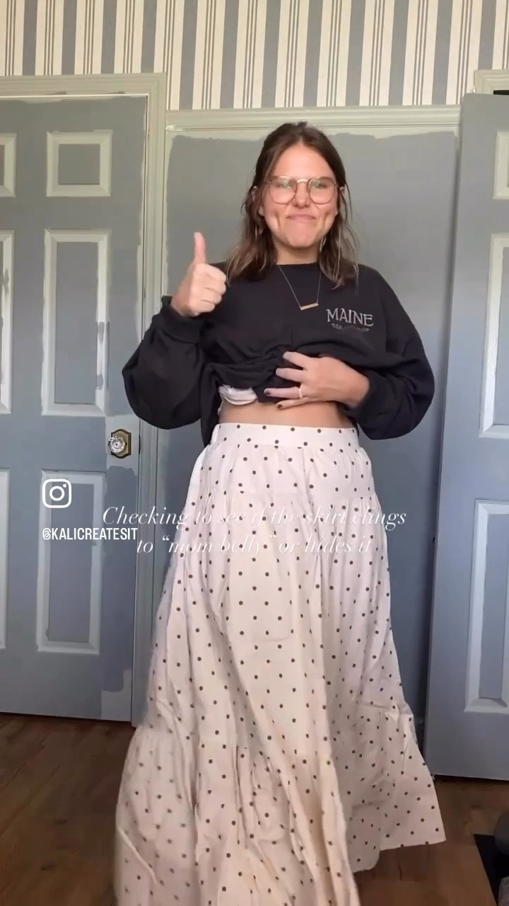 Abercrombie fall sale try on! Love these items!! 

I’m 5’1 :
Skirt - reg size / reg length
All tops - reg size / reg length
Pullover - one size up
Jeans - short length / went up one but going to exchange for reg waist size 

#LTKSeasonal #LTKStyleTip #LTKMidsize