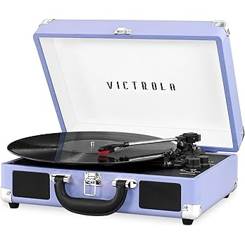 Victrola Journey Bluetooth Portable Suitcase Record Player – with Built-in Speakers, 3 Speed Vi... | Amazon (US)