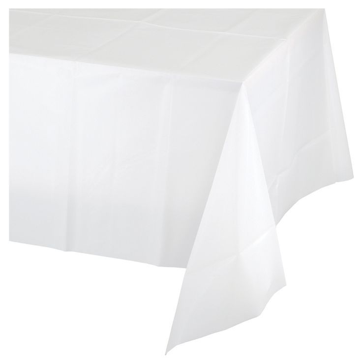 White Plastic Table Cloth - Spritz™ | Target