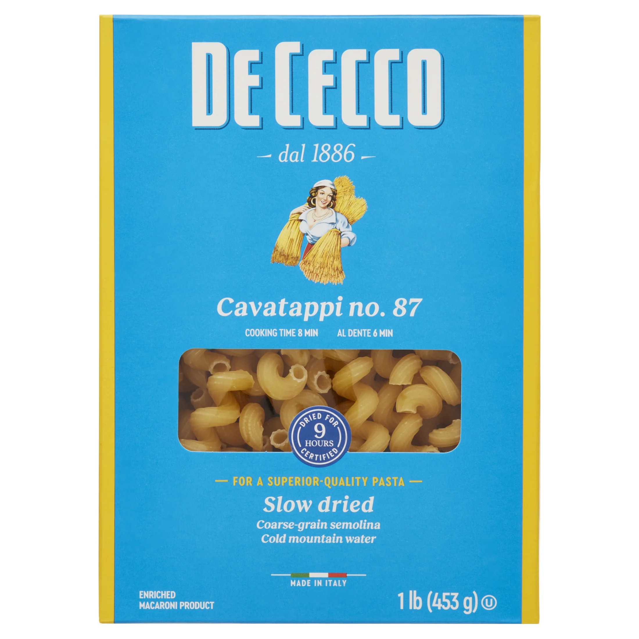 De Cecco Cavatappi No.87 Pasta, 16 oz | Walmart (US)