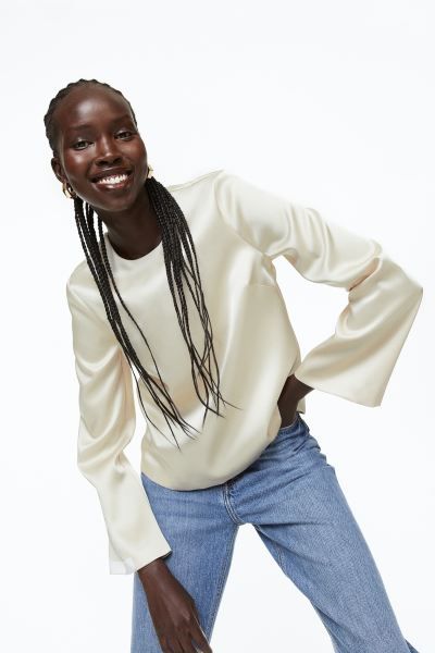 Long-sleeved Blouse | H&M (US)