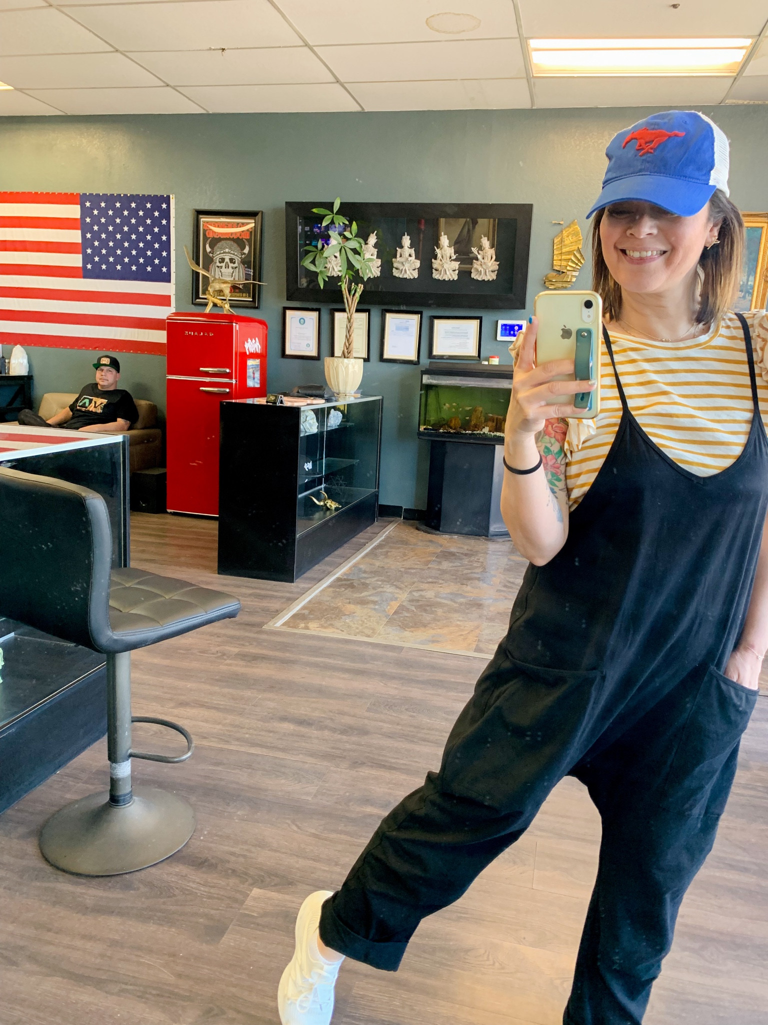 #LTKtravel
Wearing a small In jumpsuit & tee 
Size 6 in shoes TTS
Comfortable clothing 
#LTKactive

#LTKsalealert #LTKbump #LTKstyletip