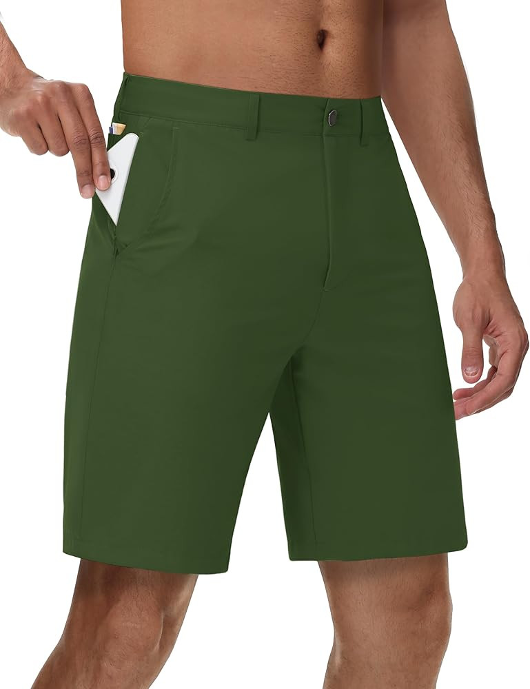 JWM Mens Golf Shorts 8"/11" Inseam - Stretch Lightweight Quick Dry Flat Front Hybrid Casual Dress... | Amazon (US)