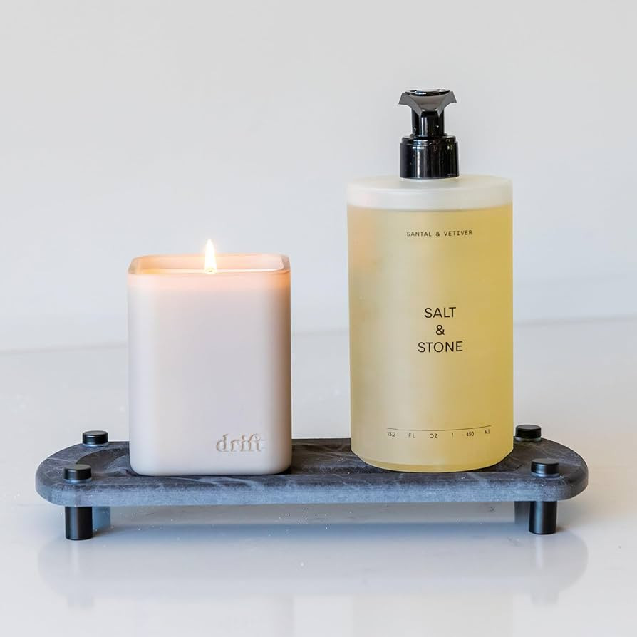 Premium Sink Caddy – Water-Absorbing Diatomaceous Earth Tray for Sink, Elevated Stainless Steel... | Amazon (US)