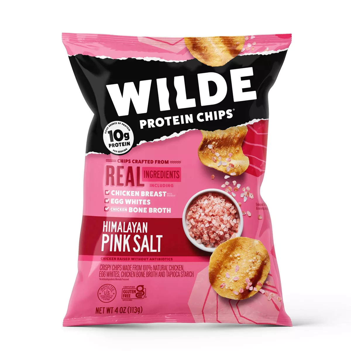 WILDE Protein Chips Himalayan Pink Salt 4oz | Target