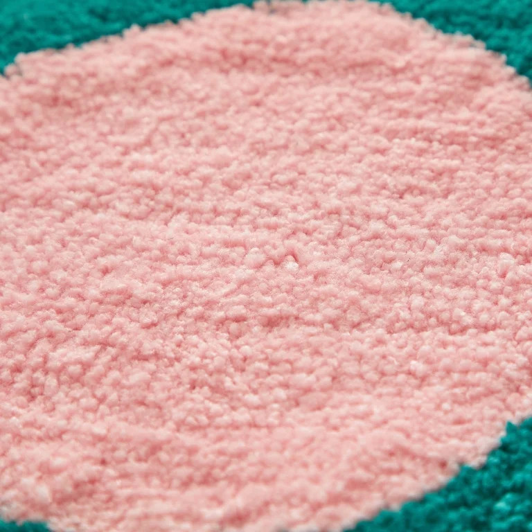Mainstays Flower Shaped Bedroom Rug, Teal, 30 x 30 | Walmart (US)