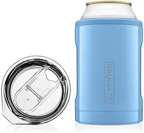 Hopsulator DUO 2-in-1 can-cooler 12oz regular cans works as a tumbler (Denim) | Amazon (US)