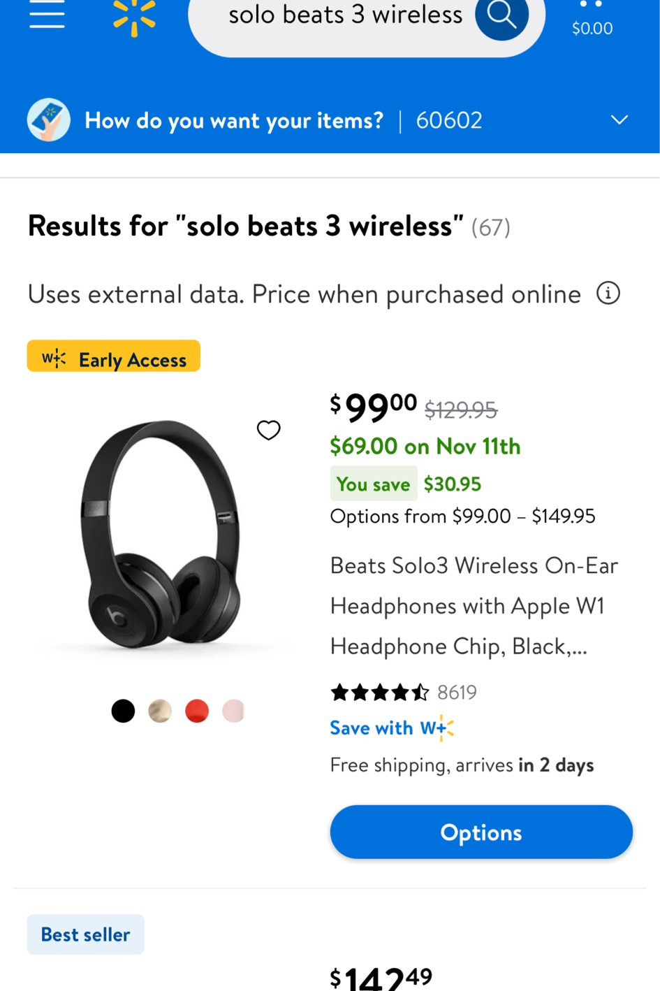 Solo beats headphones will be $69 at walmart tomorrow ! 

#LTKFindsUnder100 #LTKGiftGuide #LTKCyberWeek