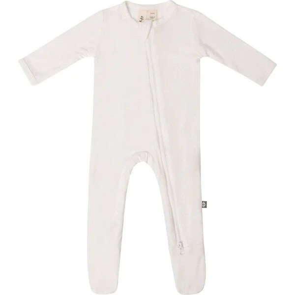 Zippered Footie, Cloud - Kyte Baby Basics | Maisonette | Maisonette