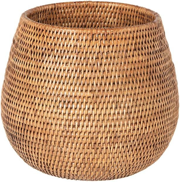 KOUBOO La Jolla Coco Rattan Bowl, Honey-Brown, Large Planter | Amazon (US)