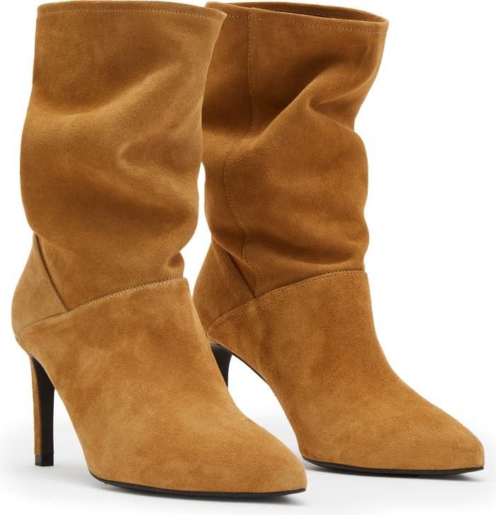 AllSaints Orlana Pointed Toe Boot Tan Shoes Tan Boot Boots Summer Outfits Budget Fashion | Nordstrom