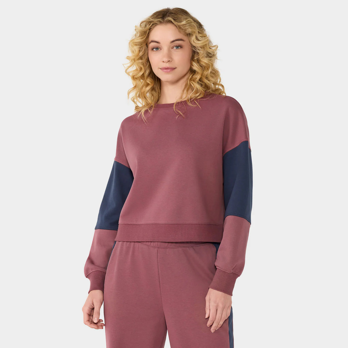 Contrast Terry Sweatshirt | Tavi