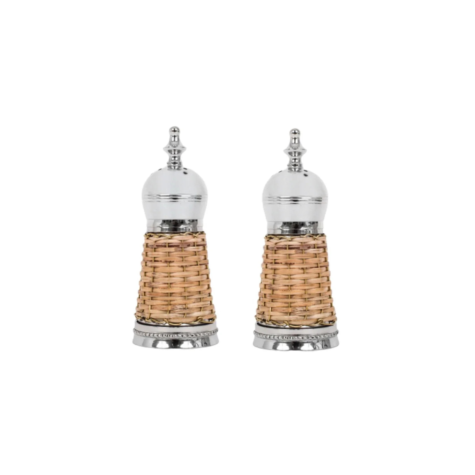 Wicker Salt and Pepper Shaker | Brooke & Lou | Brooke and Lou