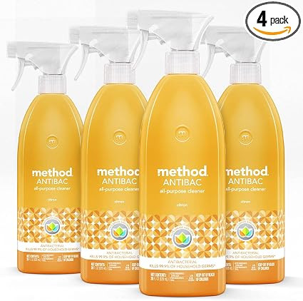 Method Antibacterial All-Purpose Cleaner Spray, Citron, Kills 99.9% of Household Germs, 28 Fl Oz,... | Amazon (US)