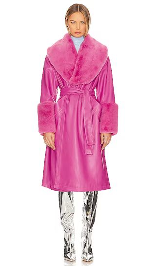 Bailey Coat in Bubblegum Pink | Revolve Clothing (Global)