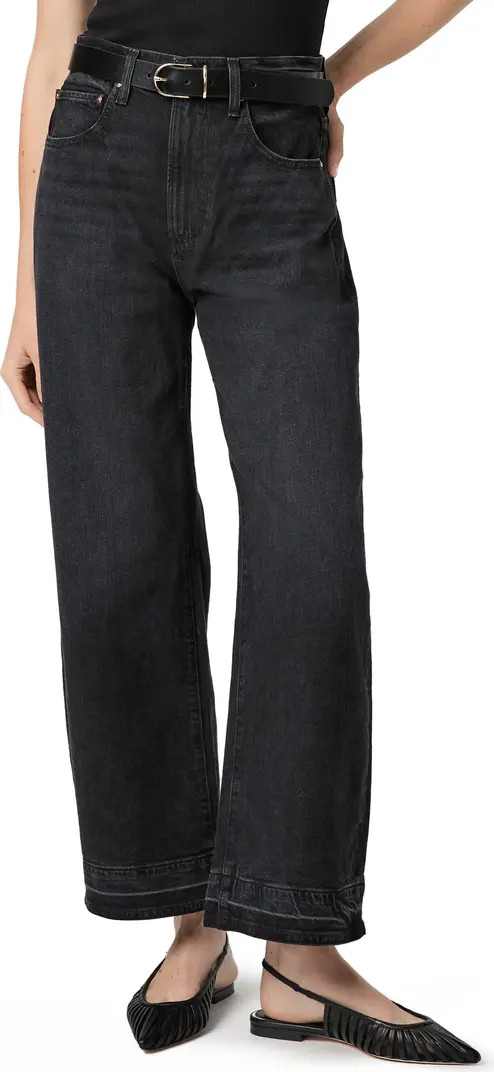 PAIGE Arellia Release Hem High Waist Ankle Barrel Jeans | Nordstrom | Nordstrom